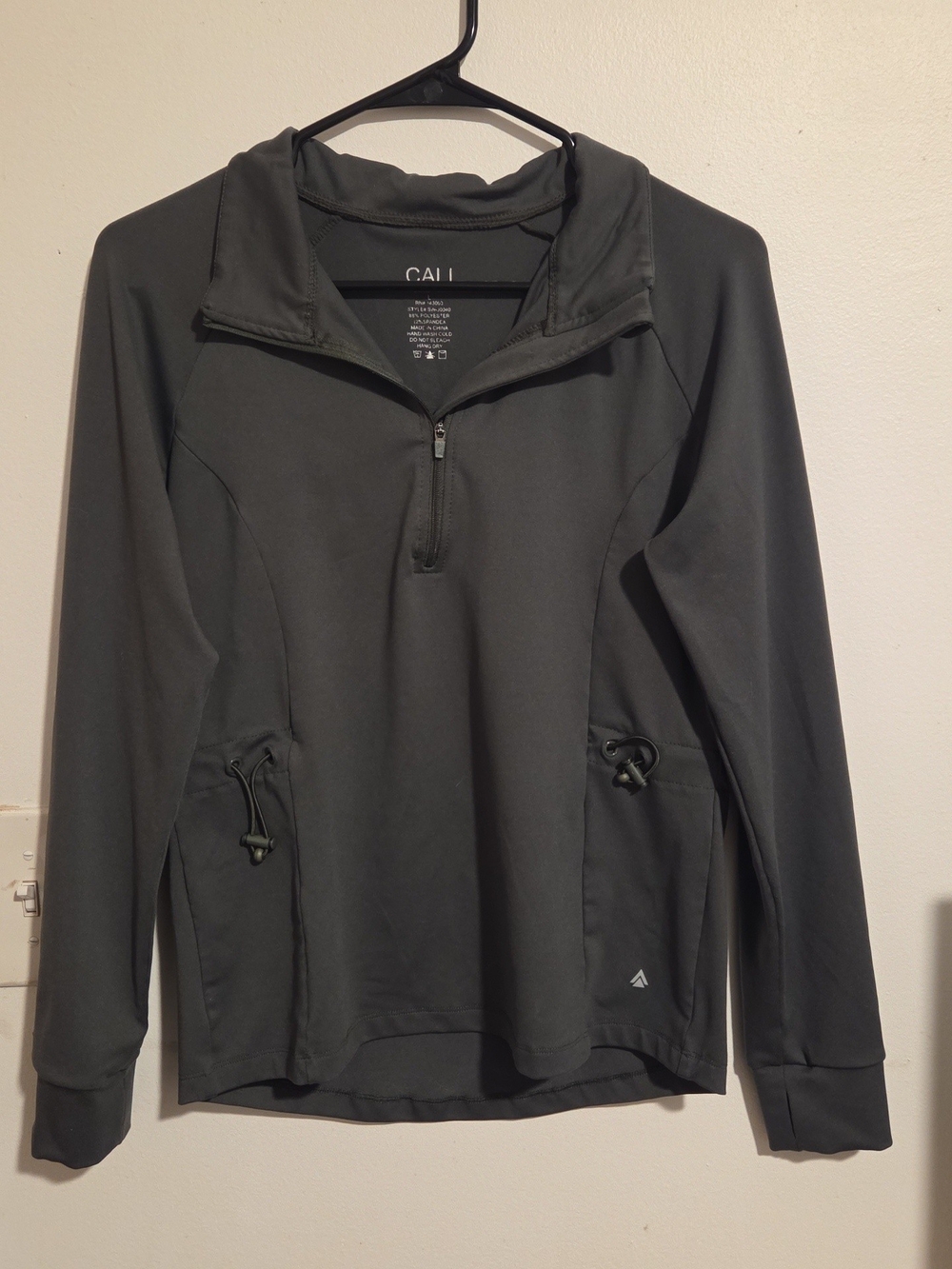 CALI Sport Dark Green Quarter-Zip Pullover